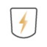 An energy efficient indicator that shows how safe the lit mirror is from Sharjah.